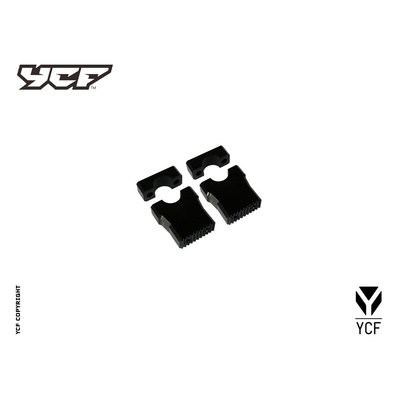 Supporti manubrio YCF tipo classico - diametro piccolo 22mm, altezza 55