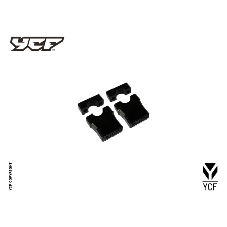 Supporti manubrio YCF tipo classico - diametro piccolo 22mm, altezza 55