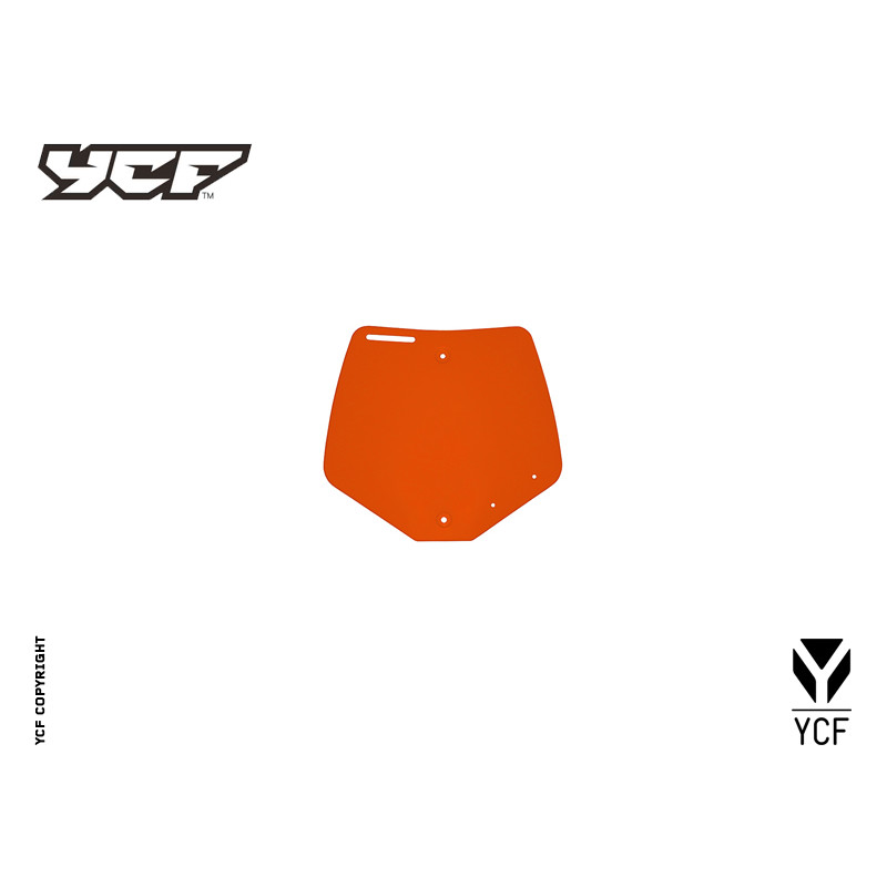 Tabella portanumero anteriore 88 2007/2013 ARANCIONE