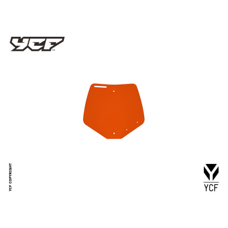 Tabella portanumero anteriore 88 2007/2013 ARANCIONE