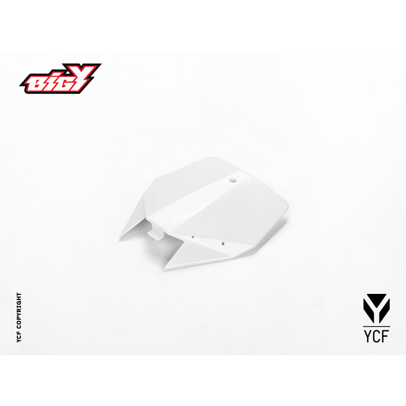 Tabella portanumero anteriore YCF BIGY - BIANCO