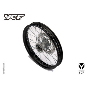 Cerchio anteriore acciaio, completo 1,60 17”, con disco 220mm, mozz...