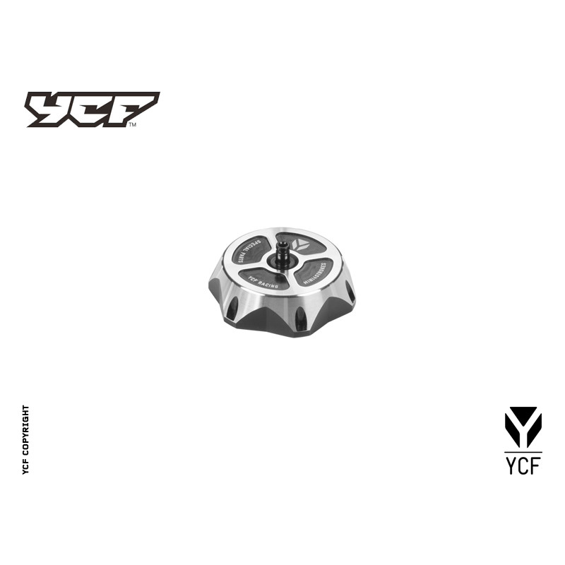 Tappo serbatoio CNC anodizzato - NERO