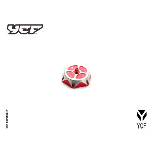 Tappo serbatoio CNC anodizzato - ROSSO