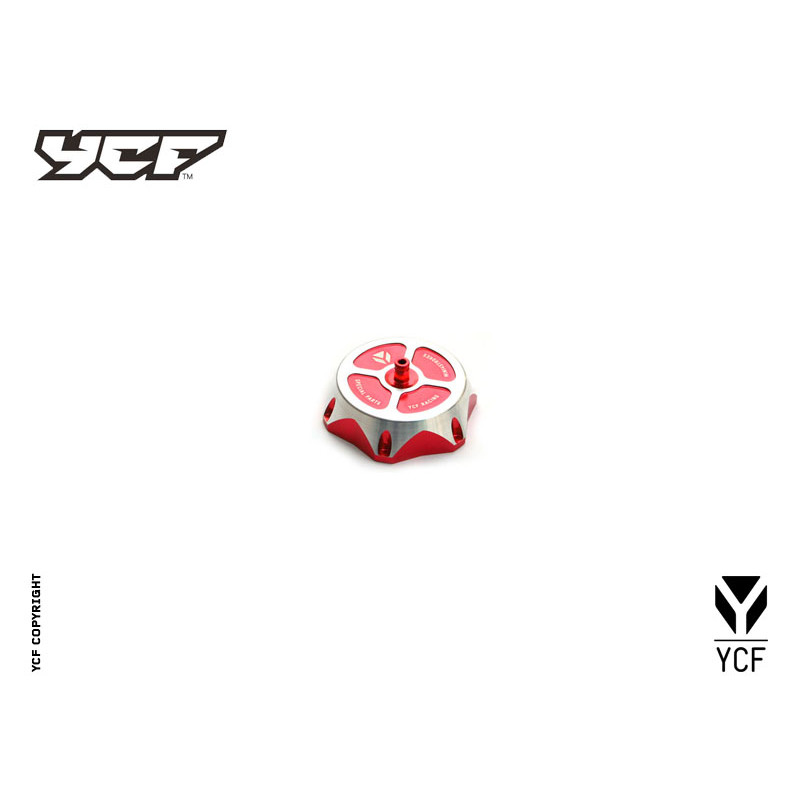 Tappo serbatoio CNC anodizzato - ROSSO