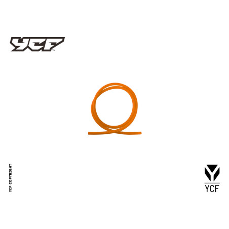 Tubo benzina 100cm ARANCIONE