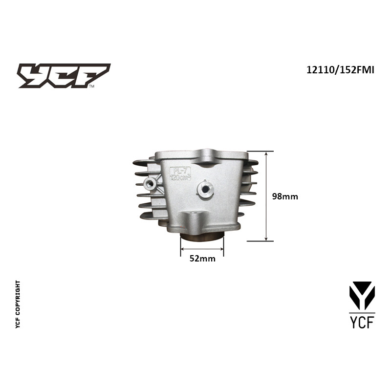 Cilindro 120cc | Componente termica (cilindro/pistone)