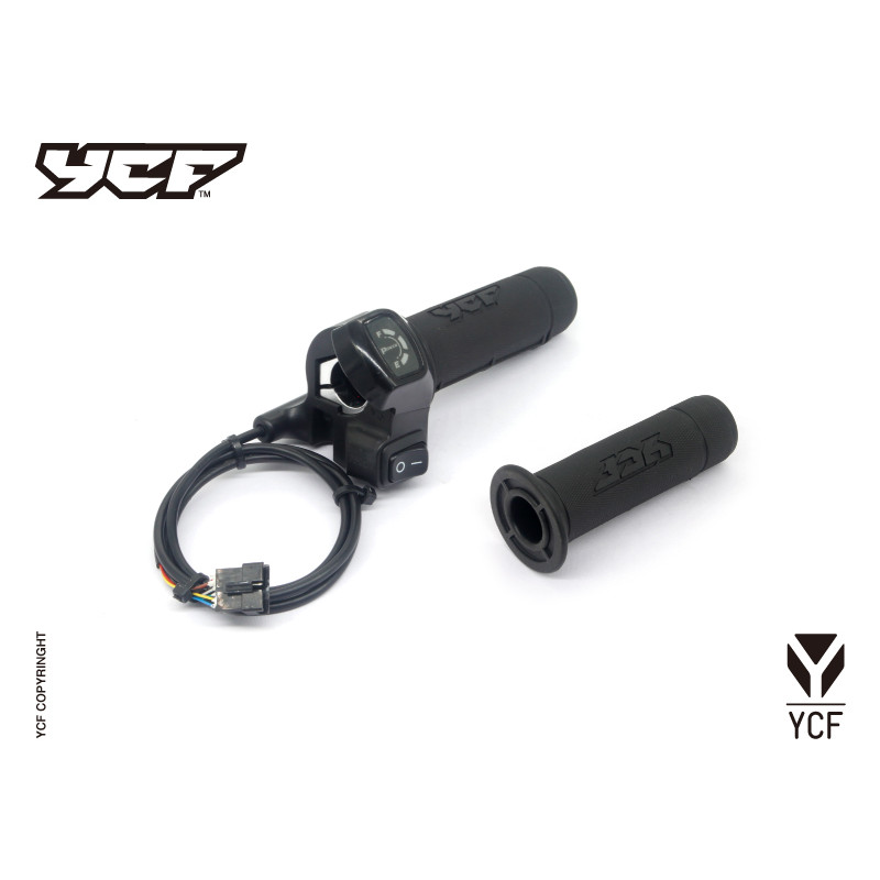 Comando gas con indicatore batteria e manopole Balance bike