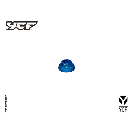 Coppia cover valvole in alluminio Blu 88/125