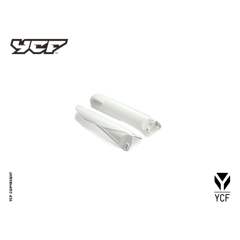 Coppia parasteli forcella 660mm BIANCO