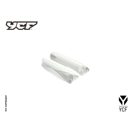 Coppia parasteli forcella 660mm BIANCO