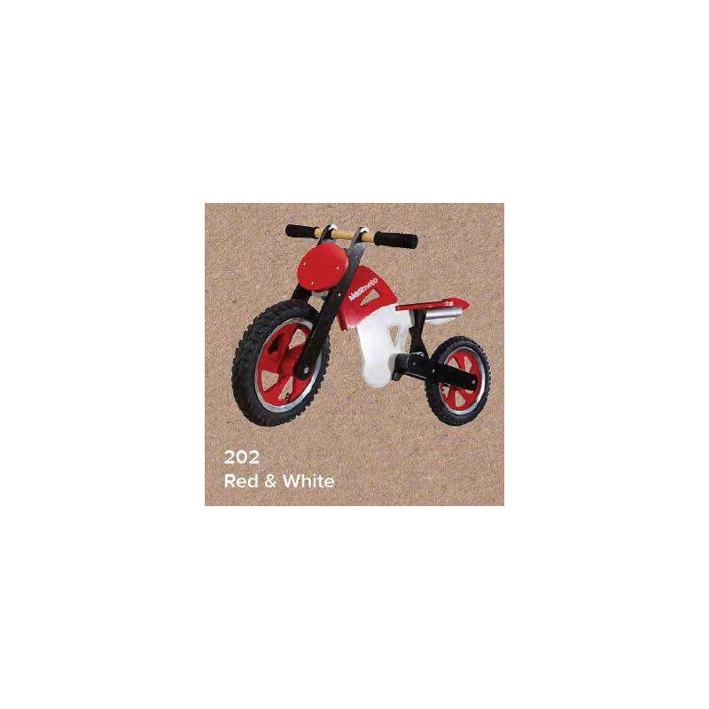 KIDDIMOTO SCRAMBLER - RED / WHITE