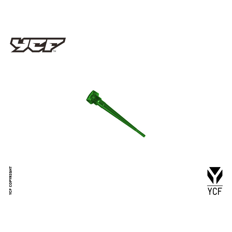 Asticella olio alluminio - VERDE