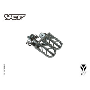 Coppia pedane supermoto corte | ricambio telaio per pitbike YCF