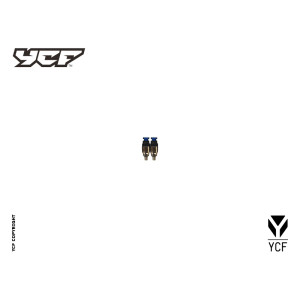 Coppia tappi spurgo aria forcella anodizzati BLU | sospensioni e as...