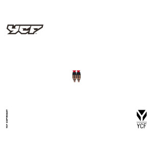 Coppia tappi spurgo aria forcella anodizzati ROSSO | sospensioni e...