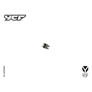 Coppia tappi spurgo aria forcella anodizzati SILVER | sospensioni e...