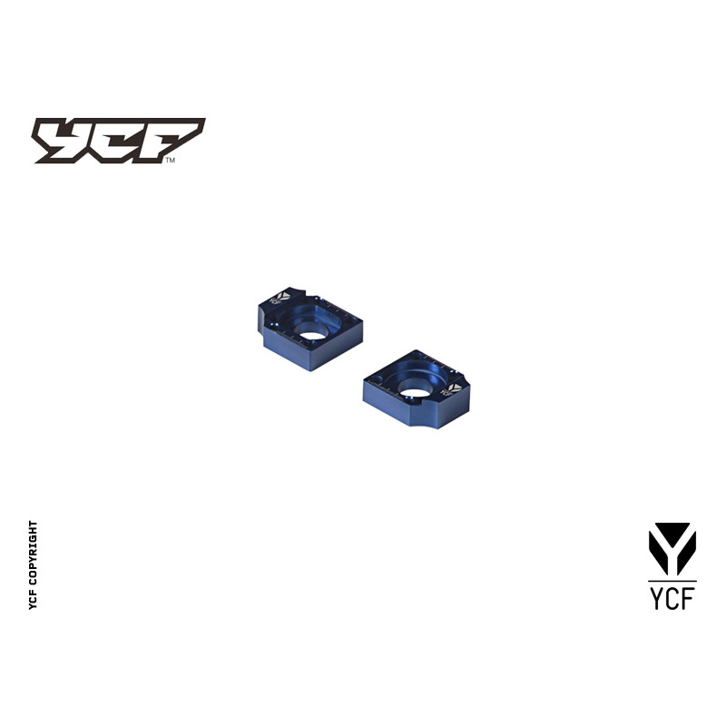 Coppia Tendicatena CNC BLU | sospensioni e assetto per minibike e p...