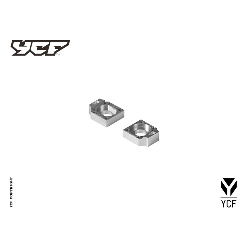 Coppia Tendicatena CNC SILVER | sospensioni e assetto per minibike...