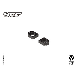 Coppia tendicatena in CNC anodizzato  - NERO | sospensioni e assett...