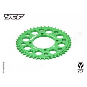 Corona in alluminio CNC 39 denti 420 anodizzata VERDE | trasmission...