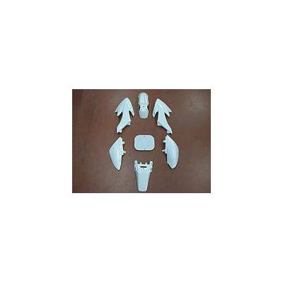 Plastiche stile CRF colore bianco. Ricambio ufficiale Machine gun...