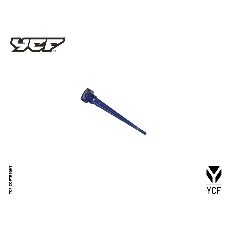 Asticella olio alluminio - BLU | Ricambio motore