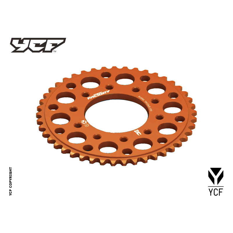 Corona in alluminio CNC con 5 fori di fissaggio per mozzi Factory 2...