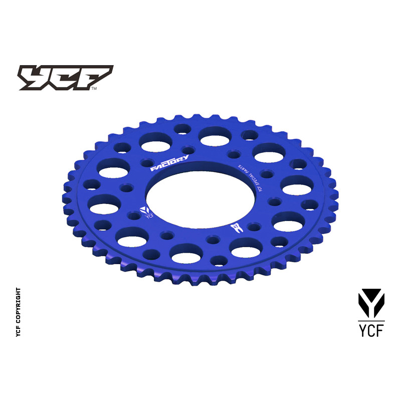 Corona in alluminio CNC con 5 fori di fissaggio per mozzi Factory 2...