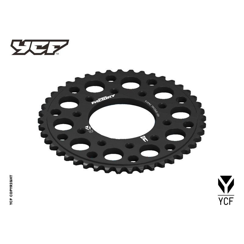 Corona in alluminio CNC con 5 fori di fissaggio per mozzi Factory 2...