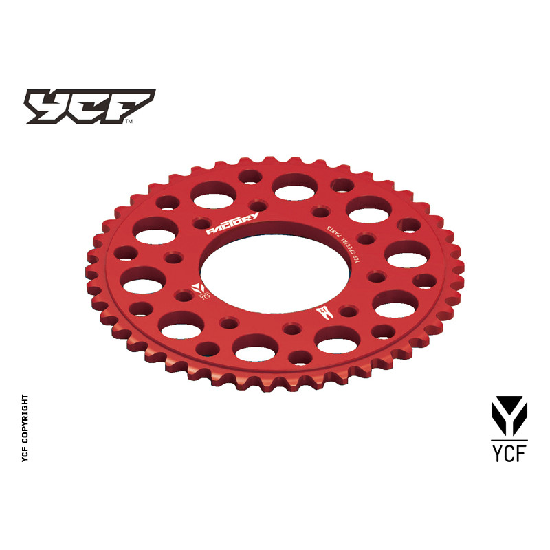 Corona in alluminio CNC con 5 fori di fissaggio per mozzi Factory 2...