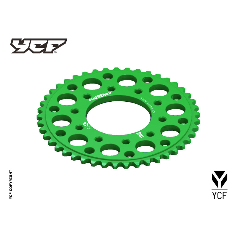 Corona in alluminio CNC con 5 fori di fissaggio per mozzi Factory 2...