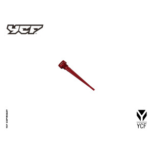 Asticella olio alluminio - ROSSO | Ricambio motore