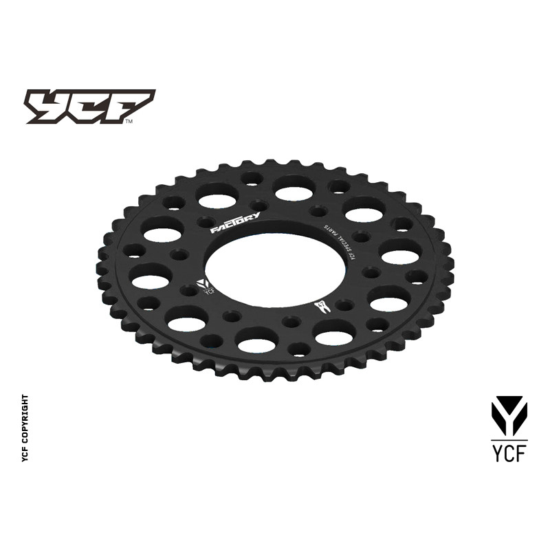 Corona in alluminio CNC con 5 fori di fissaggio per mozzi Factory 2...