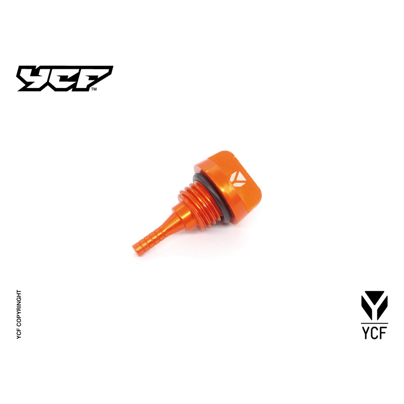 Asticella olio corta alluminio - ARANCIONE | Ricambio motore