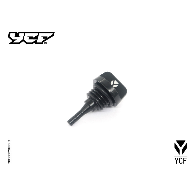 Asticella olio corta alluminio - NERO | Ricambio motore