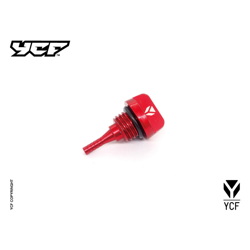 Asticella olio corta alluminio - ROSSO | Ricambio motore