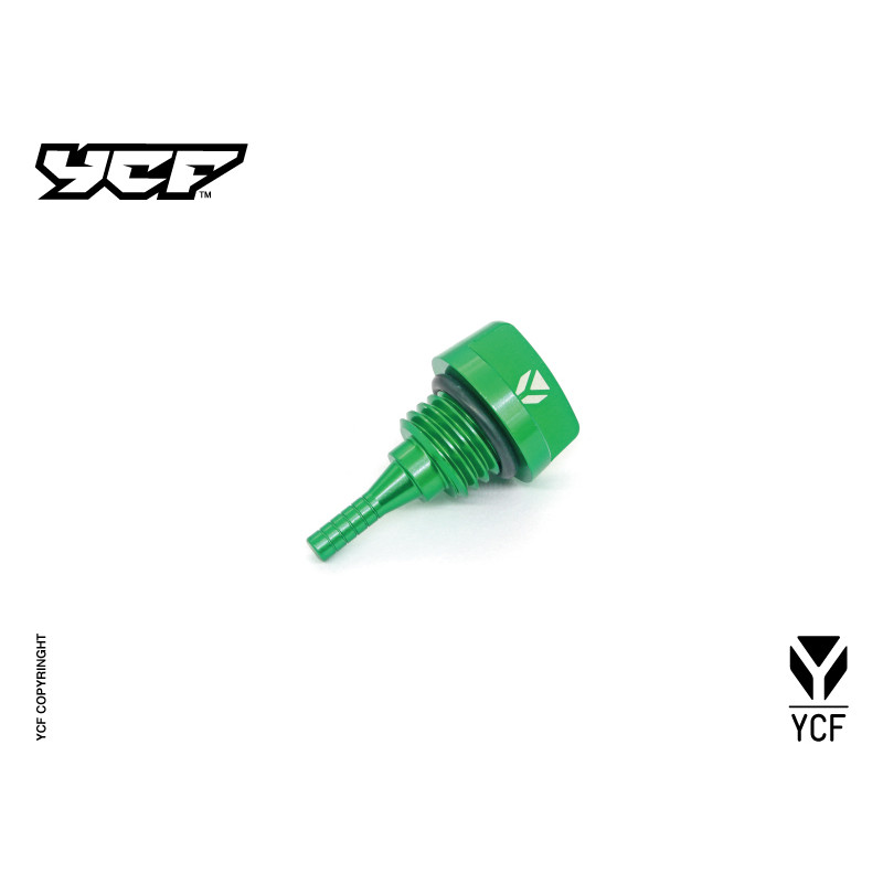 Asticella olio corta alluminio - VERDE | Ricambio motore