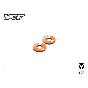 Donuts colore arancione | comandi manubrio e leve per minibike