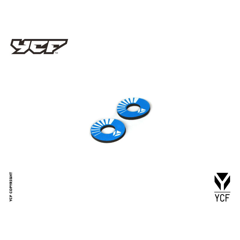 Donuts colore blu | comandi manubrio e leve per minibike