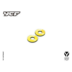 Donuts colore giallo | comandi manubrio e leve per minibike