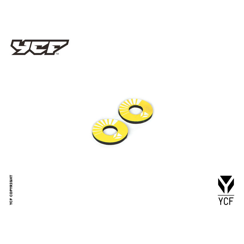 Donuts colore giallo | comandi manubrio e leve per minibike