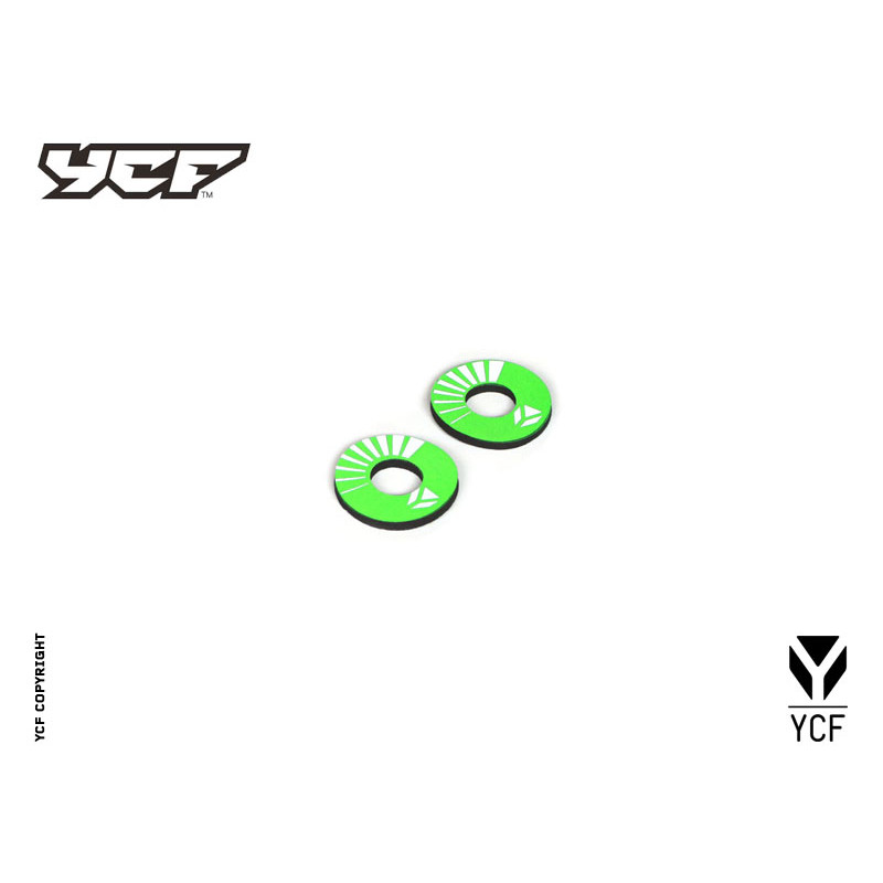 Donuts colore verde | comandi manubrio e leve per minibike