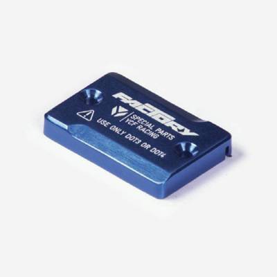 Tappo pompa freno anteriore in alluminio CNC anodizzato - BLU