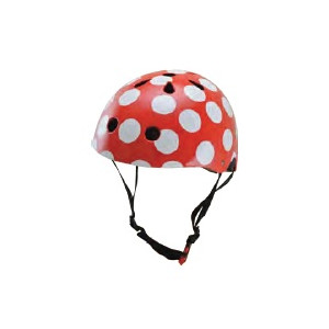 HELMET - RED DOTTY (SMALL)