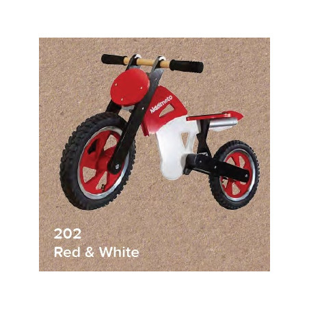 KIDDIMOTO SCRAMBLER - RED / WHITE