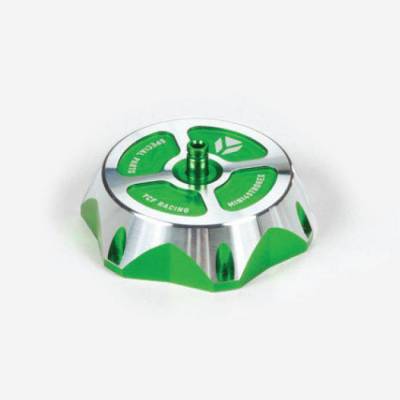 Tappo serbatoio CNC anodizzato - VERDE