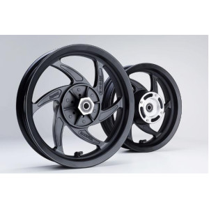 Kit Cerchi in lega VORTEX Colore NERO ant. canale 2,15 post. canale 2,75.