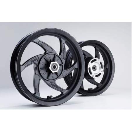 Kit Cerchi in lega VORTEX Colore NERO ant. canale 2,15 post. canale 2,75.