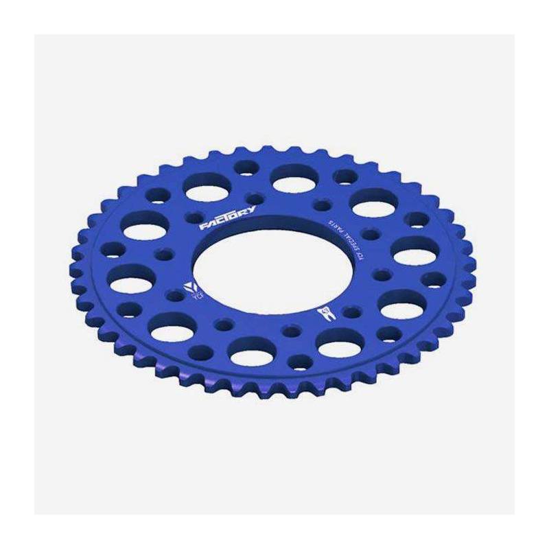 Corona in alluminio CNC 47 denti BLU 2014